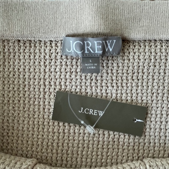 J. Crew Sweater mini skirt with crochet trim Size L - Picture 6 of 9